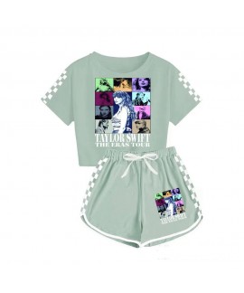Taylor Swift Boys And Girls T-shirt And Shorts Sports Pajamas Children Taylor Swift Suits