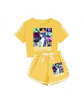 Taylor Swift Boys And Girls T-shirt And Shorts Spo...