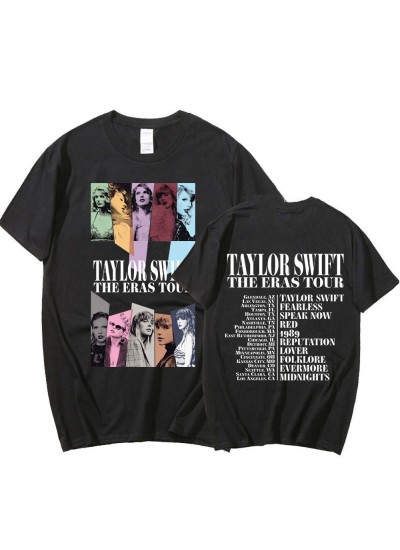 Taylor Swift The Ears Tour Printed T-shirt Taylor Swift Adult Pajamas For Summer