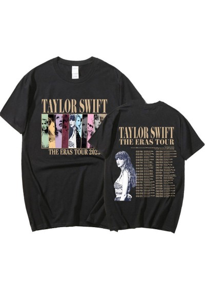 Taylor Swift The Ears Tour Printed T-shirt Taylor Swift Men And Women Summer Pajamas