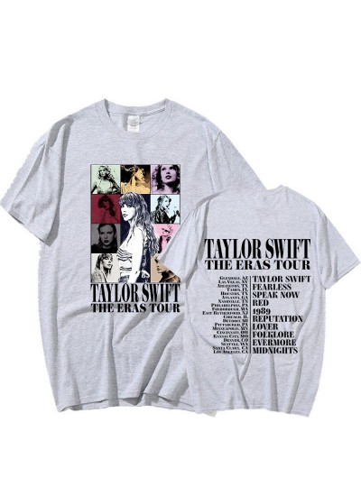 Taylor Swift The Ears Tour Printed T-shirt Taylor Swift Adult Summer Pajamas