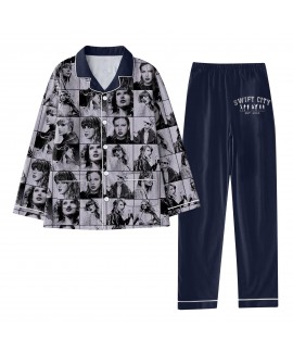 Taylor Swift Fashion Pajama Set Taylor Swift Plus Size Grinch Star Pajamas