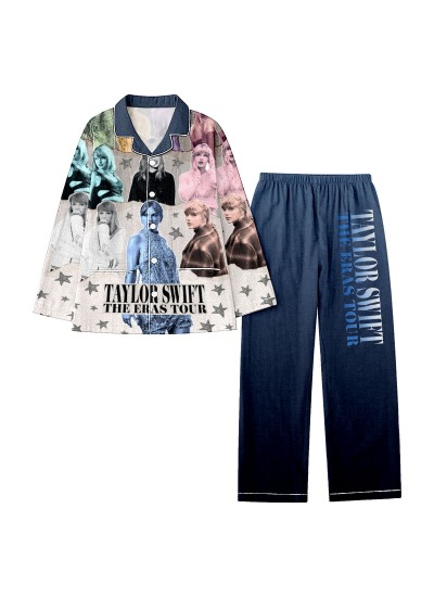 Taylor Swift Fashion Pajama Sets Taylor Swift Plus Size Grinch Star Pajamas