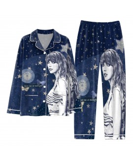 Taylor Swift Stylish  Pajamas Plus Size Taylor Swift Star Style Pajama Set