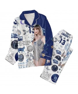 Taylor Swift Printed Pajamas Set Taylor Swift Plus...