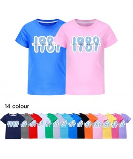 Taylor Swift Boys And Girls Short Sleeve T-Shirt T...