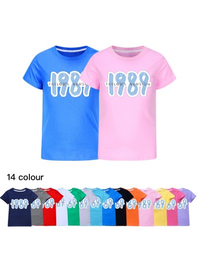 Taylor Swift Boys And Girls Short Sleeve T-Shirt Taylor Swift Summer Pajamas