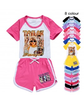 Taylor Swift 100-170 boys and girls T-shirt shorts...