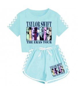 Taylor Swift Boys And Girls T-shirt And Shorts Spo...