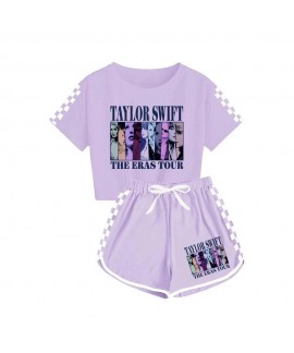 Taylor Swift Boys And Girls T-shirt And Shorts Sports Pajamas Children Taylor Swift Suits