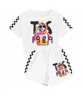 Taylor Swift Boys And Girls T-shirt  And Shorts Sp...