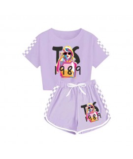 Taylor Swift Boys And Girls T-shirt And Shorts Sports Pajamas For Children 1989 Taylor Swift Pajamas Set