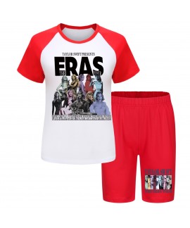 Taylor Swift 110-170 Boys And Girls T-shirt Shorts Pajamas Suit Summer