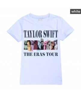 Taylor Swift Boys And Girls Short-sleeved T-shirt Taylor Swift Kids’ Summer Pajamas