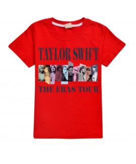 Taylor Swift Boys And Girls Short-sleeved T-shirt Taylor Swift Kids’ Summer Pajamas