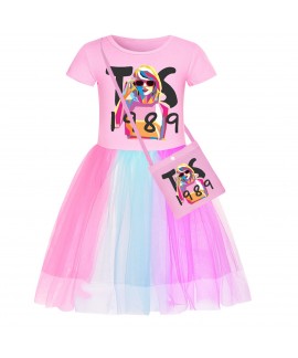 Taylor Swift Girls' Skirt Taylor Swift  Star Rainbow Lace Skirt Taylor Swift Pajamas Come With A Small Bag
