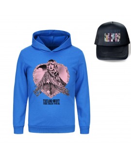 Taylor Swift Kids' Hooded Sweatshirt + Hat 4 Colors Taylor Swift Pajamas And Black Visor