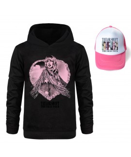 Taylor Swift Boys And Girls Hooded Sweatshirt + Hat 4 Colors Taylor Swift Pajamas And Pink Visor