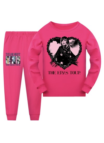 Taylor Swift Children's Long Sleeve Long Pants Set Girls' Taylor Swift Pajamas Set