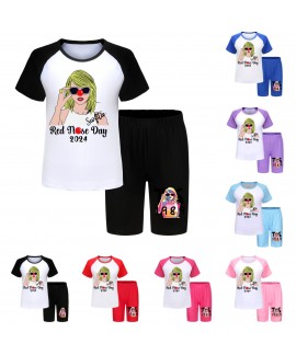 Taylor Swift Red Nose 110-170 Boys And Girls T-shi...