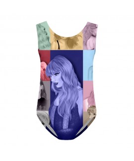 Taylor Swift Girls Taylor Tank Top Swimsuit