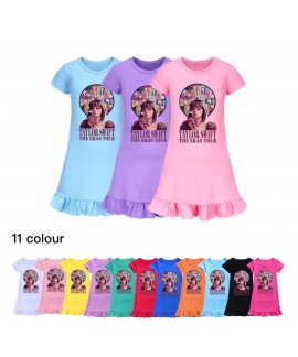 Taylor Swift 100-160 Girls Short Sleeve Nightdress...