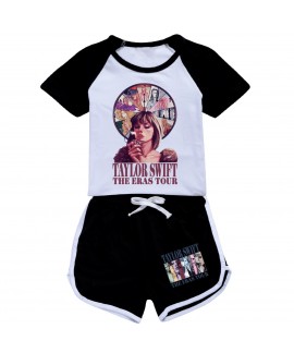Taylor Swift 100-170 Children's Short-sleeved Shorts Sports Suit Taylor Swift Short-sleeved Pajamas For Boys And Girls