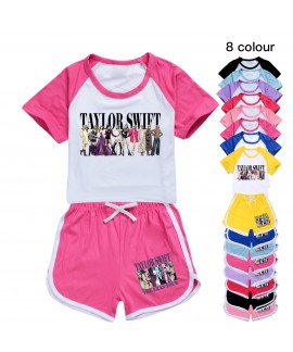 Taylor Swift Children's Short Sleeve Shorts Sports...