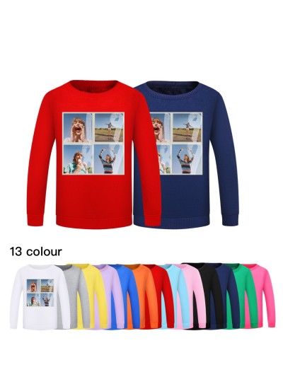 Taylor Swift 13 Colors Children's Crew Neck Sweatshirt Pajamas