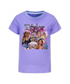 Taylor Swift Boys And Girls Short-sleeved T-shirt Pajamas Taylor Swift Kids Pajamas