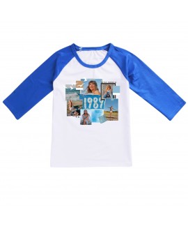 1989 Taylor Swift Kids' Short-sleeved Three-quarter Sleeve T-shirt Pajamas