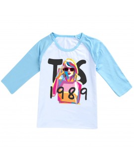 1989 Taylor Swift Children's Short-sleeved Three-quarter Sleeve T-shirt Pajamas