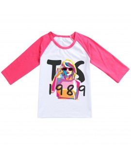 1989 Taylor Swift Children's Short-sleeved Three-quarter Sleeve T-shirt Pajamas