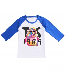 1989 Taylor Swift Children's Short-sleeved Three-quarter Sleeve T-shirt Pajamas