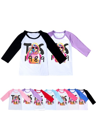 1989 Taylor Swift Children's Short-sleeved Three-quarter Sleeve T-shirt Pajamas