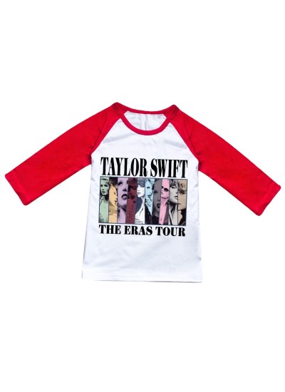 Taylor Swift Children's Short-sleeved Three-quarter Sleeve T-shirt Pajamas