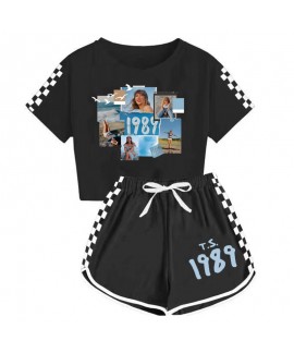 Taylor Swift 120-160 Kids‘’ T-shirt Shorts Sports Suit Summer Taylor Swift Pajamas