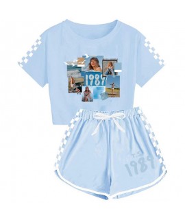 Taylor Swift 120-160 Kids‘’ T-shirt Shorts Sports Suit Summer Taylor Swift Pajamas