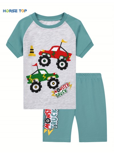 Boys Pajama Set Summer Casual Clothes 