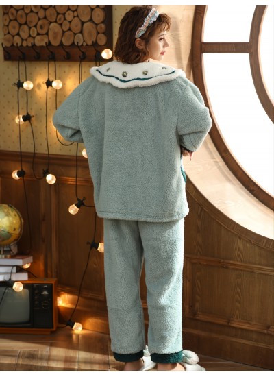 Thermal &Thick Teddy Loungewear Set 