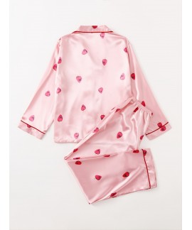 Women's Sleepwear Strawberry Comfortable Pattern S...
