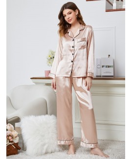 Elegant Comfortable Silk Satin Sleepwear