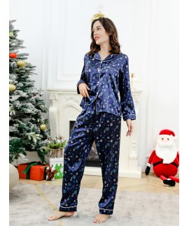 Christmas Pajamas For Women Pjs Matching Set Loung...
