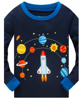 Popshion 2pcs Boys Rocket Astronaut Star Universe ...