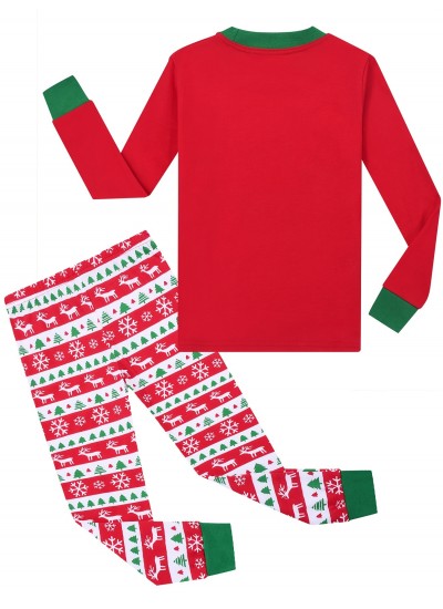 2pcs Christmas Boys &Girls Pajama Set 
