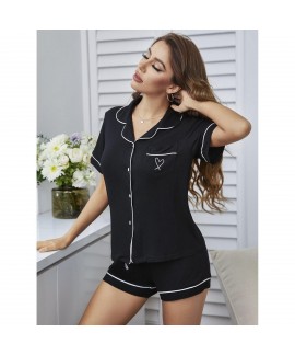 European-style Open Robe Short-Sleeved T-shirt and...