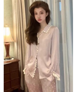Ice Silk Pajama Set for Women in 2023 New Arrival ...