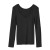 Lace bottoming long sleeve black 