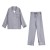 Men's Tencel Long Sleeve Suit Flint Gray 