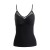 V-neck seamless camisole with inserts black 
